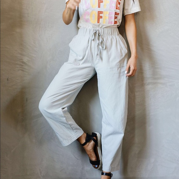 Pants - TRANSITIONS CROPPED PANTS IN GRAY